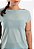 Blusa Fitness Tela Manga Curta Verde - Imagem 4