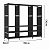 Guarda-Roupa Organizador com 3 Colunas - Imagem 6