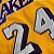 Camisa de Basquete Los Angeles Lakers 1971/72 Hardwood Classics - Kobe Bryant 24 - Imagem 4