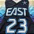 Camisa de Basquete All Star Game 2009 East Conference Bordado Denso - 23 Lebron James - Imagem 6