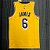 Camisa de Basquete Los Angeles Lakers 2021/22 Aniversário 75 anos - 6 Lebron James - Imagem 2