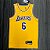Camisa de Basquete Los Angeles Lakers 2021/22 Aniversário 75 anos - 6 Lebron James - Imagem 1