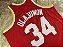 Camisa de Basquete Houston Rockets Hardwood Classics M&N - Olajuwon 34 - Imagem 3