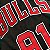 Camisa de Basquete Chicago Bulls Finals 1997/98 Bordado Denso Especial Hardwood Classics M&N - 91 Dennis Rodman - Imagem 3