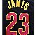 Camisa de Basquete com Mangas Cleveland Cavaliers Retrô 2016 - Lebron James 23 - Imagem 4