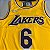 Camisa de Basquete Lakers 2022 Versão Bordado Denso - 6 Lebron James - Imagem 2