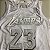 Camisa de Basquete Los Angeles Lakers Especial MVP All White Bordado Denso- Lebron James 23 - Imagem 3