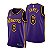 Camisa de Basquete Los Angeles Lakers 2023 - 6 Lebron James - Imagem 1