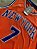 Camisa de Basquete New York Knicks Retrô Laranja - 7 Carmelo Anthony - Imagem 3