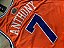 Camisa de Basquete New York Knicks Retrô Laranja - 7 Carmelo Anthony - Imagem 4