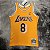 Camisa de Basquete Los Angeles Lakers 1996-97 Hardwood Classics M&N (Prensado a Quente) - 8 Kobe Bryant - Imagem 1