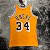 Camisa de Basquete Los Angeles Lakers 1996-97 Hardwood Classics M&N (Prensado a Quente) - 34 Shaquille O'neal - Imagem 2