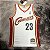 Camisa de Basquete Cleveland Cavaliers 2003/04 Aplicado a Quente Hardwood Classics M&N - 23 Lebron James - Imagem 1