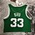 Camisa de Basquete Boston Celtics Cropped para Mulheres Hardwood Classics M&N (Prensado a Quente) - 33 Larry Bird - Imagem 2