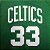 Camisa de Basquete Boston Celtics Cropped para Mulheres Hardwood Classics M&N (Prensado a Quente) - 33 Larry Bird - Imagem 3