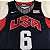 Camisa de Basquete USA Dream Team Olimpíadas de 2012, Bordado Denso - Lebron James 6 - Imagem 3