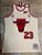 Camisa de Basquete Chicago Bulls Especial Cream Chain Stitch Hardwood Classics M&N - 23 Michael Jordan - Imagem 6