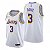 Camisa Los Angeles Lakers - 23 LeBron James - 0 Kuzma - 3 Anthony Davis - Imagem 3