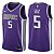 Camisas de Basquete Sacramento Kings - 5 De'Aaron Fox - Imagem 1