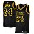 Camisa de Basquete Black Mamba Edition Los Angeles Lakers - 23 LeBron James, 24 Kobe Bryant - Imagem 2