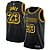 Camisa de Basquete Black Mamba Edition Los Angeles Lakers - 23 LeBron James, 24 Kobe Bryant - Imagem 1