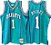 Camisas de Basquete Retrô Charlotte Hornets - 2 Johnson, 1 Bogues, 33 Mourning - Imagem 5