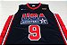 Camisas de Basquete Dream Team Olimpíadas 1992 - 9 Michael Jordan, 15 Magic Johnson, 7 Larry Bird, 10 Clyde Drexler - Imagem 5