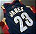 Camisa Cleveland Cavaliers Bordado Denso Hardwood  Classics M&N, 23 LeBron James - Imagem 3