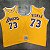 Camisa de Basquete Los Angeles Lakers Authentic Classics M&N - Shaquille O'Neal 34, Rodman 73 - Imagem 2