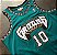 Camisa de Basquete Vancouver Grizzilies Bordado Denso Hardwood Classics M&N - 10 Mike Bibby - Imagem 2