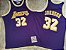 Camisas de Basquete Los Angeles Lakers Hardwood Classics M&N - 32 Magic Johnson - Imagem 6