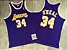 Camisas de Basquete Los Angeles Lakers Hardwood Classics M&N - 34 Shaquille O'Neal - Imagem 1