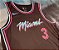 Camisas de Basquete Miami Heat City Edition versão jogador - 3 Wade - Imagem 6