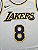 Camisa de Basquete Los Angeles Lakers versão Jogador - Kobe Bryant 8 - Imagem 5