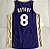 Camisa de Basquete Los Angeles Lakers Especial Hall da Fama Hardwood Classics M&N - 8 Kobe Bryant - Imagem 7