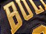Camisa de Basquete Chicago Bulls Black Gold Hardwood Classics M&N - 23 Jordan - Imagem 3