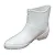 Bota de PVC Pat Sebastiana Cano Curto Branca - Imagem 1