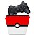 Capa PS3 Controle Case - Pokemon Pokebola - Imagem 1