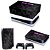 KIT PS5 Fat Capa Anti Poeira e Skin - Minecraft Enderman - Imagem 1