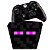 KIT Capa Case e Skin Xbox One Fat Controle - Minecraft Enderman - Imagem 1