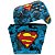KIT Capa Case e Skin Nintendo Switch Pro Controle - Superman Comics - Imagem 1