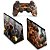 KIT Capa Case e Skin PS2 Controle - God Of War 2 II - Imagem 2