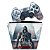 KIT Capa Case e Skin PS3 Controle - Assassins Creed Rogue - Imagem 1