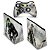 KIT Capa Case e Skin Xbox 360 Controle - Splinter Cell Black - Imagem 2