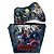 KIT Capa Case e Skin Xbox 360 Controle - Vingadores Ultron - Imagem 1