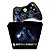 KIT Capa Case e Skin Xbox 360 Controle - Mortal Kombat X Subzero - Imagem 1
