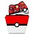 KIT Capa Case e Skin Xbox 360 Controle - Pokemon Pokebola - Imagem 1