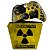 KIT Capa Case e Skin Xbox One Fat Controle - Radioativo - Imagem 1