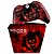 KIT Capa Case e Skin Xbox One Fat Controle - Gears of War - Skull - Imagem 1
