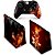 KIT Capa Case e Skin Xbox One Fat Controle - Fire Flower - Imagem 2